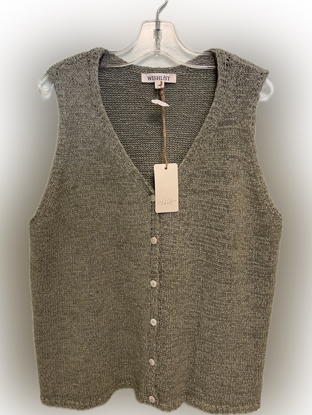 Wishlist knit cardigan tank